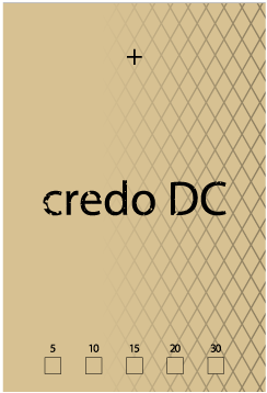 Credo DC台紙