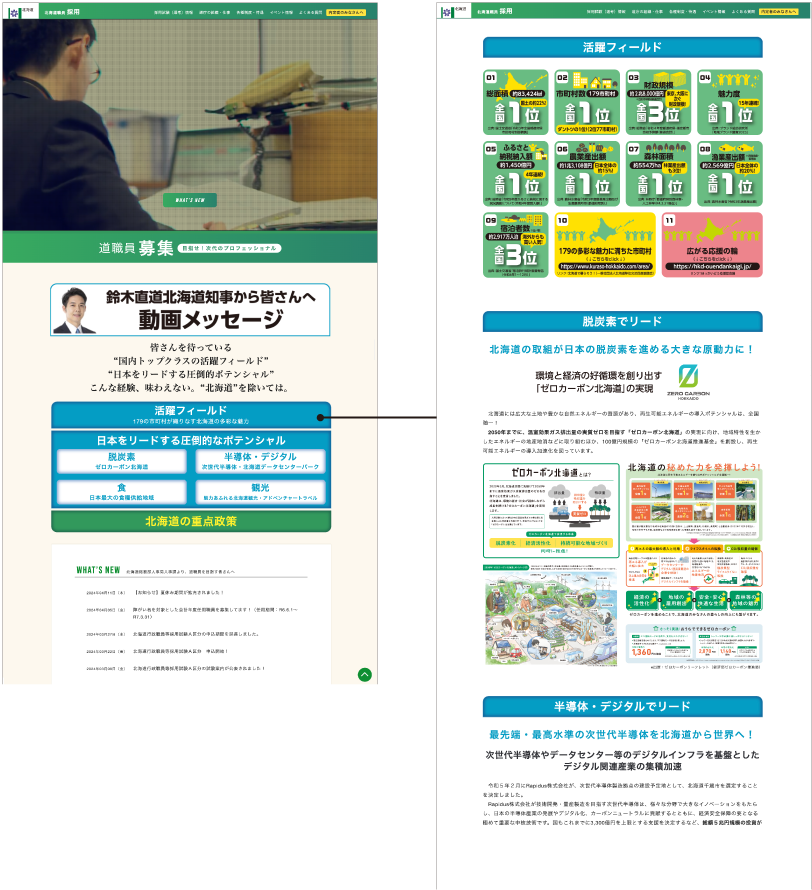 北海道庁 職員採用ポータルサイト